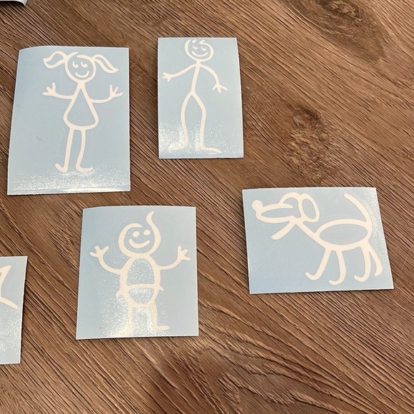 Stick figure car decals - Picture 4 of 4